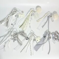 miu系挂饰潮玩盲盒包挂饰diy拉布布盲盒挂饰配件白色系列现货批发