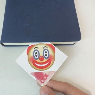 Bookmark Kill 100 Bookmarks Dragon Picture Big Head Clown Usachi Bookmark Hundred Dollar Bookmark Peripheral Niche Abstract
