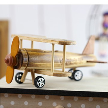 wooden airplane