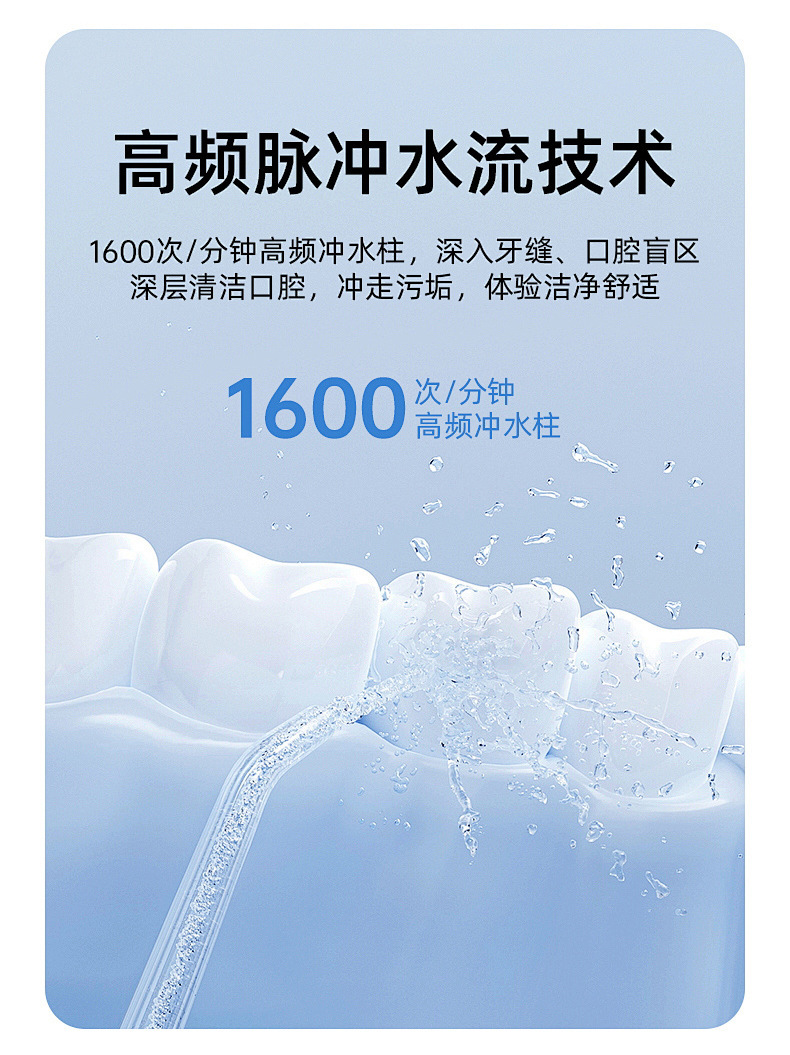 USB Rechargeable Portable Oral Irrigator Set Home Travel Oral Cleaning Tool Electric Water Flosser