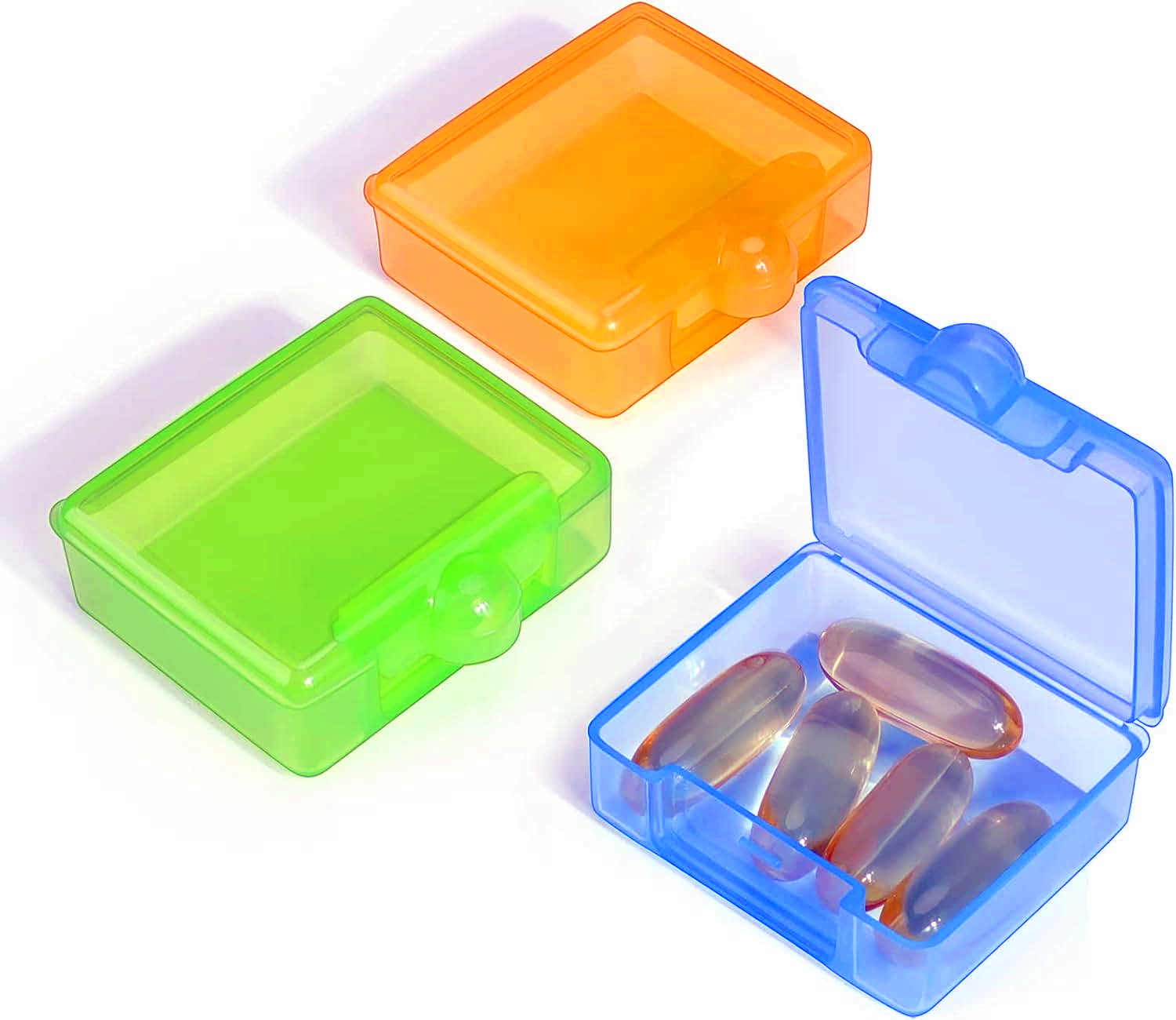 Nuevo XL Venta caliente 3 veces al día caja de la medicina caja de almacenamiento de rejilla única caja de traje conveniente caja de la medicina