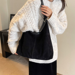 新商品の美ラード風のレトロなスエードのバッグファッションの高級感のあるトートのカバン