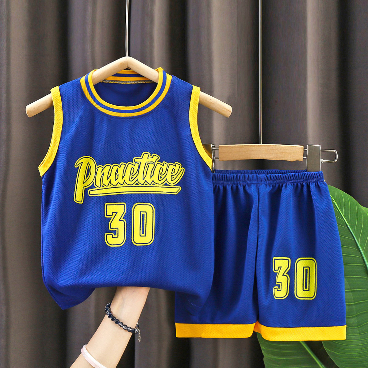 Blue uniform number 30