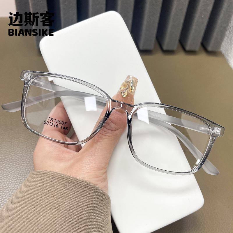 TR15007 new square frame glasses for men and women