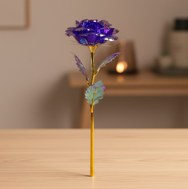 Regalos transfronterizos del Día de San Valentín, flores de oro, flores de flores de