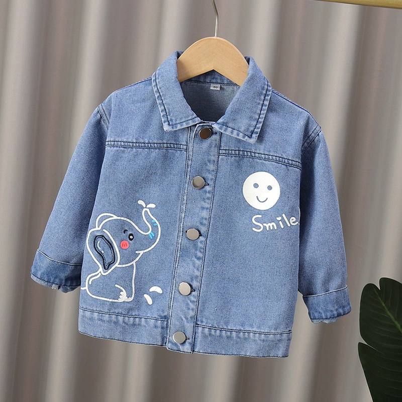 Children's denim jacket, spring summer clothing