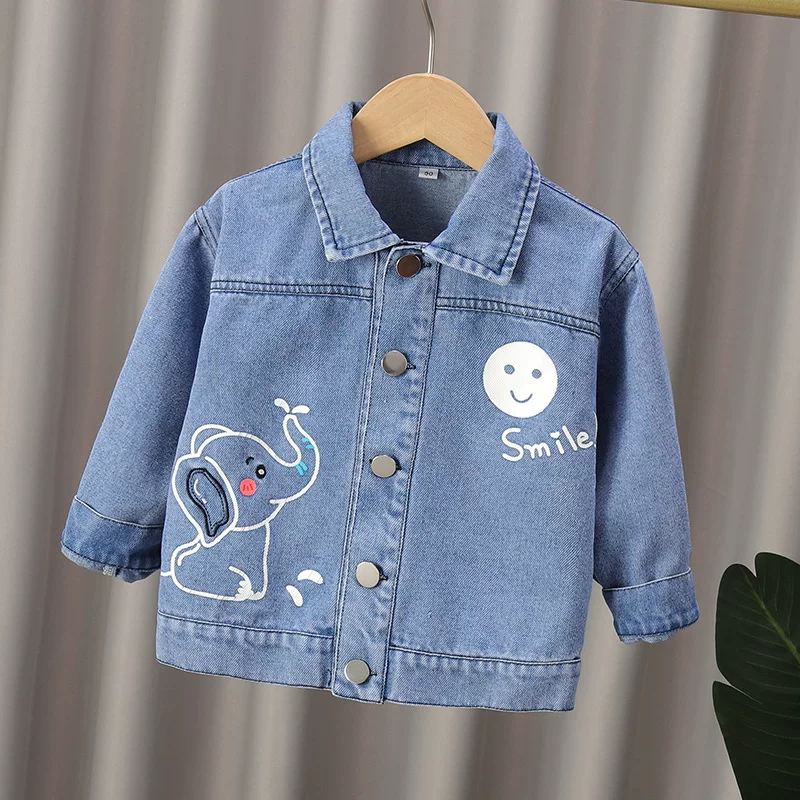 Children's denim jacket, spring summer clothing
