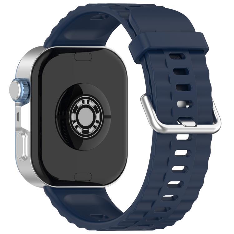 xDfind Silver Buckle Silicone Solid Color Brazalete para Huawei Watch Fit4 Pro / Fit4 / Fit3