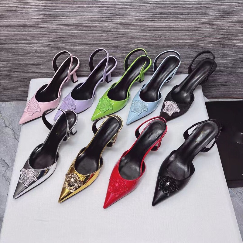 Fashionable New Women's High-Heeled Shoes from Meisha Vrscer, Classic Pointed-Toe High-Heeled Sandals with Thin Heels, Popular in Foreign Trade, European and American Style Fashionable New Women's High-Heeled Shoes from Meisha Vrscer, Classic Pointed-Toe High-Heeled Sandals with Thin Heels, Popular in Foreign Trade, European and American Style