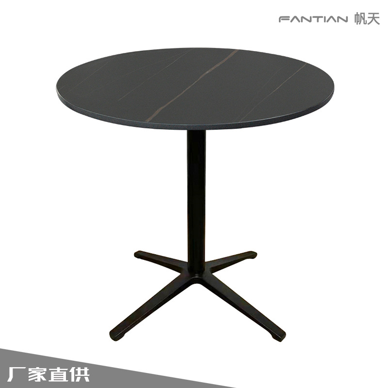Modern Minimalist Dining Table, Balcony Small Round Table, Leisure Table, Hardware Round Table, Coffee Table Wholesale Factory