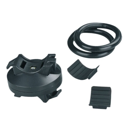 Mountain bike riding accessories equipment light clip flashlight fixed light stand front light stand round 360 degree rotation