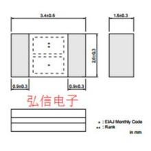 ������Ƭ����CDACV10.7MG50-TC �մɾ���10.7MHZ 10.700MHZ