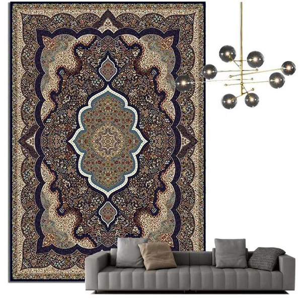 Retro carpet for living room