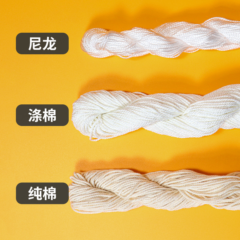 Zongzi 소시지 라인 건설 라인 건설 라인 벽 라인 태그 로프 나일론 면 폴리 에스테르 작은 핸들 와이어