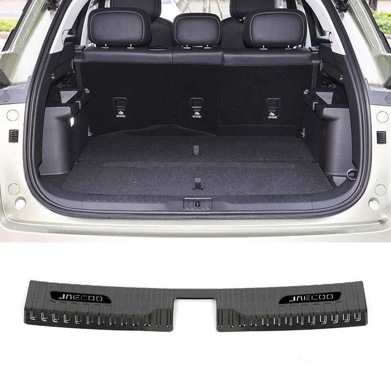 Suitable for Jaecoo J7 Stainless Steel Threshold Strip Modification, Welcome Pedal, Trunk Guard, Tailgate Exploration 06