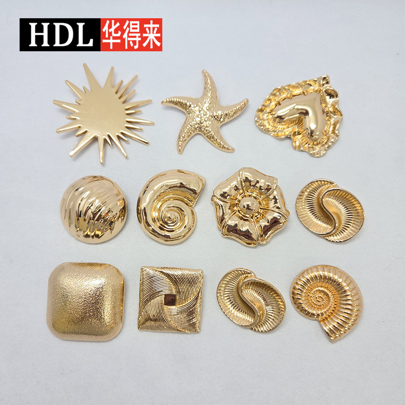 合金服装钮扣厂家直供高档时装服饰方形爱心异形不规则纽扣批发|undefined