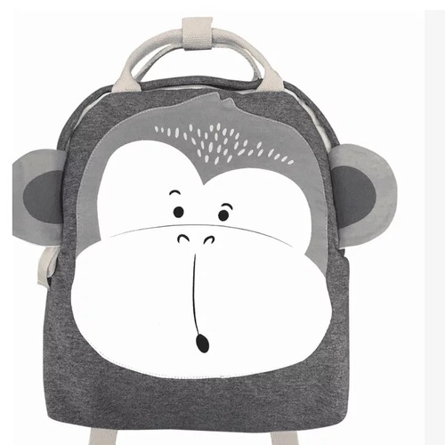 INS Nordic Style Cute Cartoon Animal Series School Bag Children Backpack Baby Dual Shoulder Bag