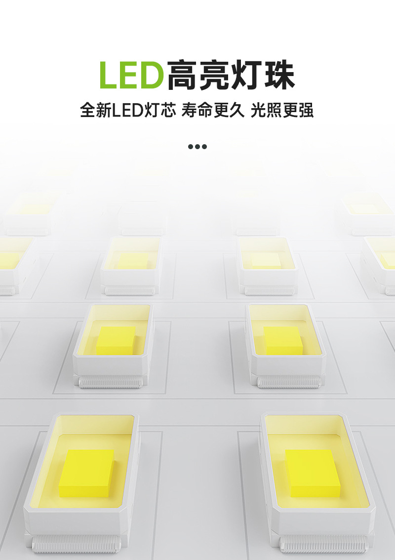 高亮新款太阳能充电LED照明双光黄白投光应急户外露营地摊手提灯详情3