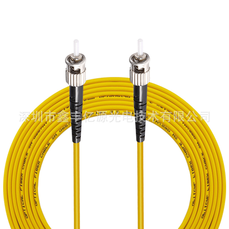 川正光电 标准电信ST-ST单模单芯光纤跳线 收发器尾纤 ST-ST 3米
