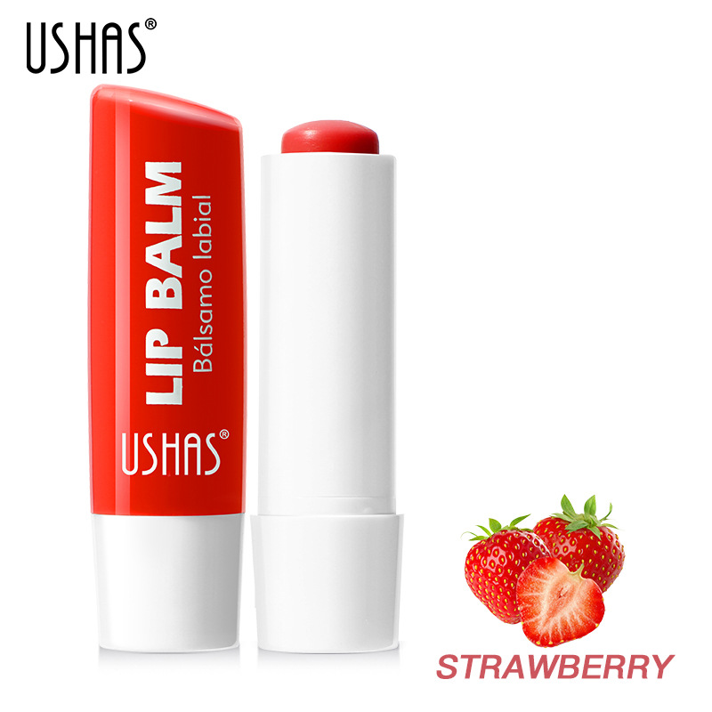 Bálsamo labial de venta caliente transfronterizo de USHAS Bálsamo labial en caja Hidratante e hidratante para reducir las líneas de los labios Mascarilla de labios explosiva image 17