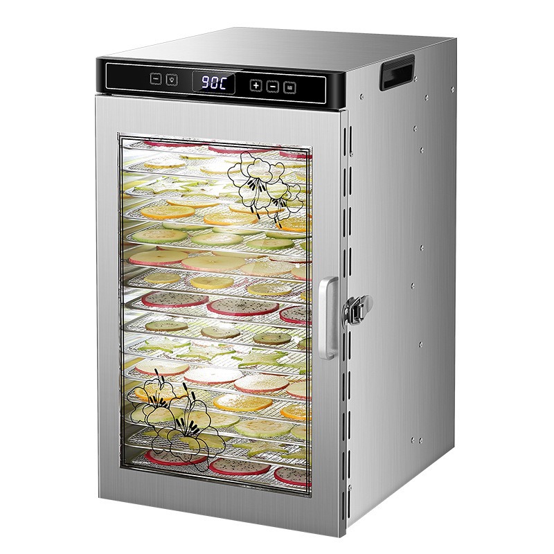 Secador de alimentos Aperitivos para mascotas en el hogar Agua Frutas y verduras Secador de aire de alimentos Pescado seco Máquina comercial de frutos secos