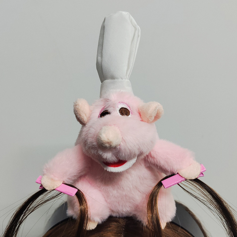 震え音小紅書同モデル料理鼠王カチューシャぬいぐるみ周辺手作りカチューシャ|undefined