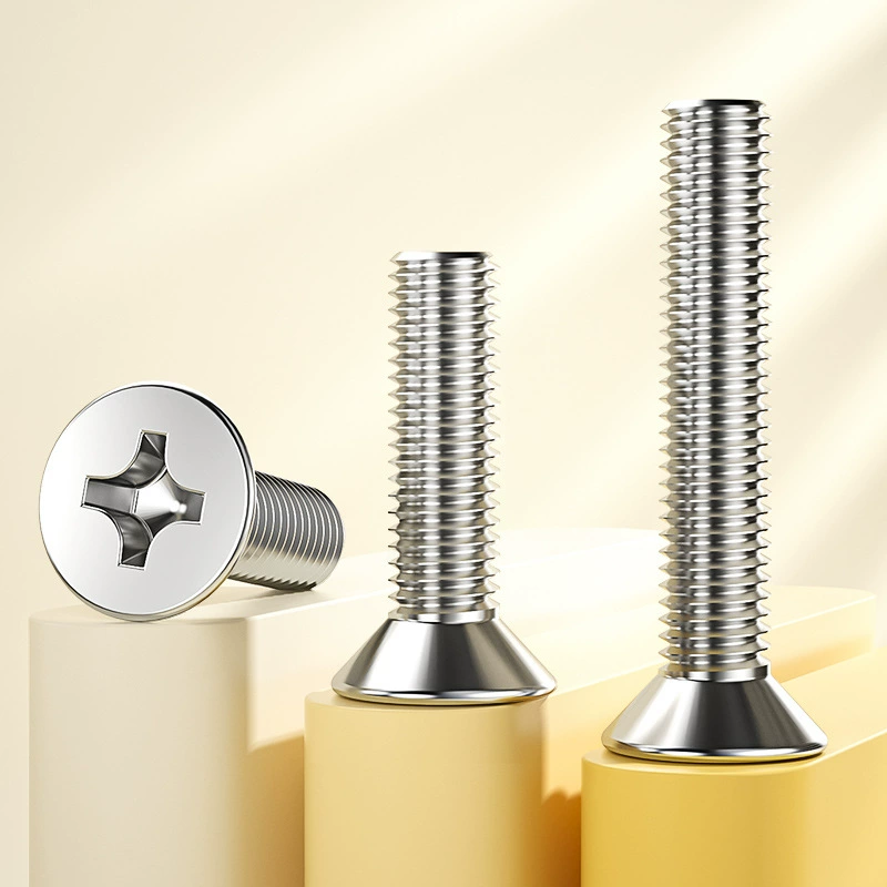 Крестообразный винт с плоской головкой из нержавеющей стали 304, с потайной головкой, машинный зуб, удлиненный цифровой маленький винт, аксессуары, болт M1M2M3M12