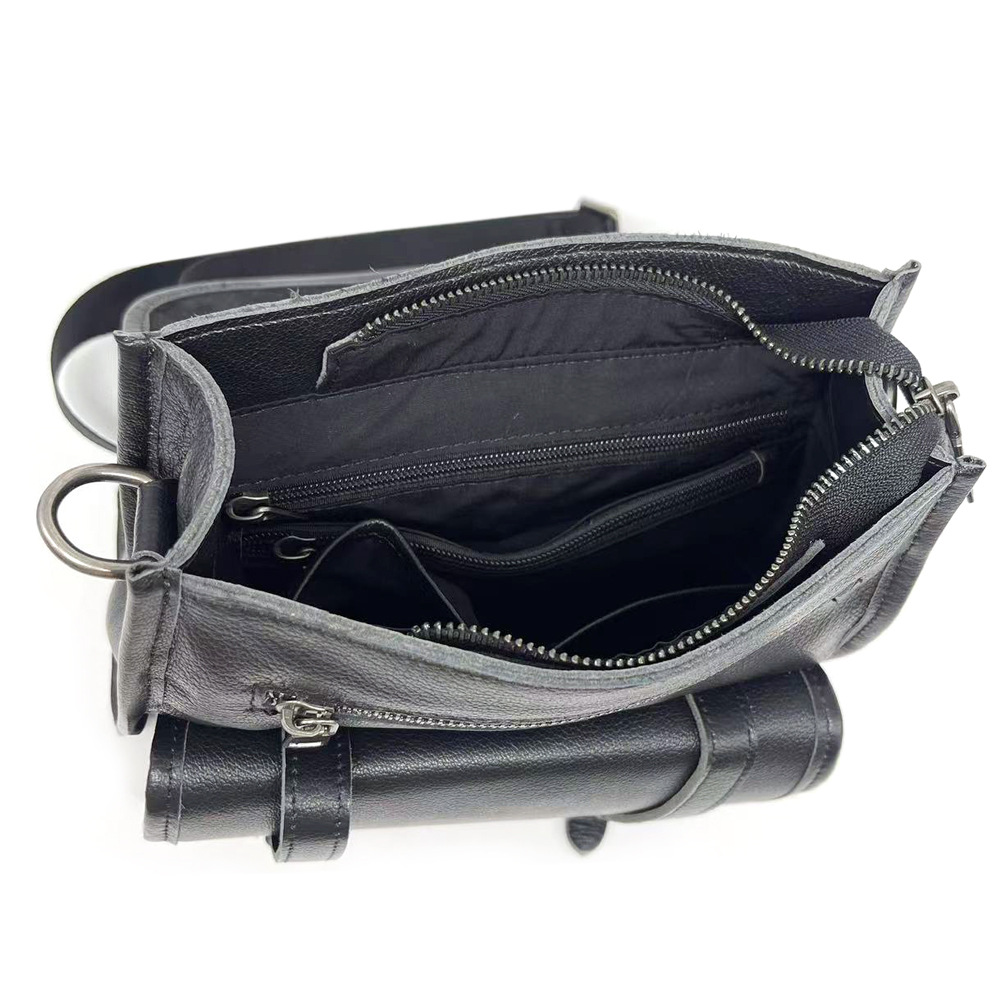 Backpack, Cowhide Women's Bag, Black Casual Shoulder Bag, Backpack, Backpack, Backpack_voghion.com