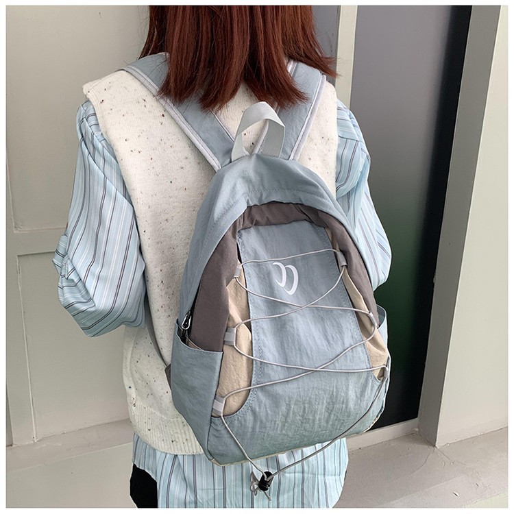 Nueva mochila deportiva al aire libre de doble hombro coreana mochila para estudiantes de secundaria