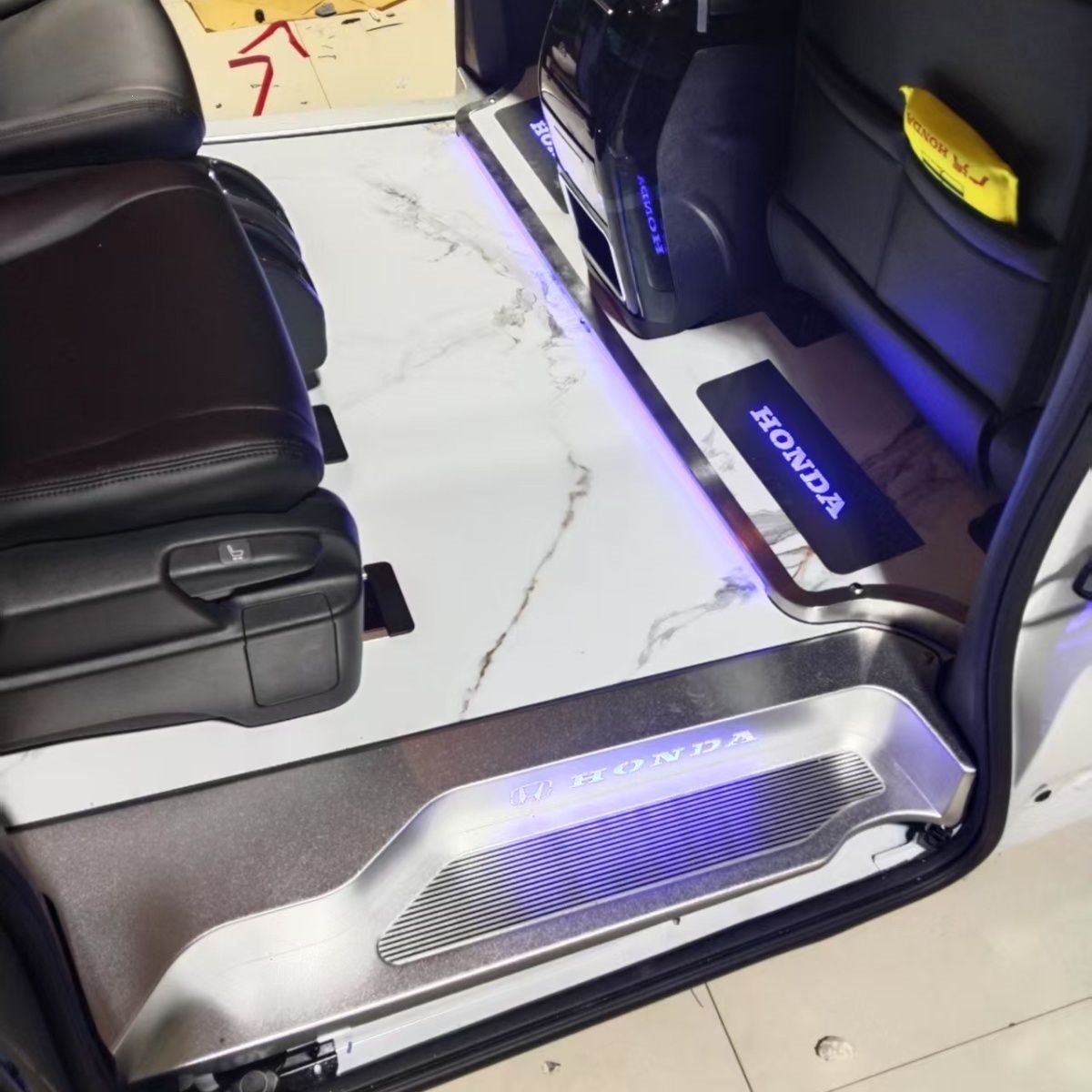 Honda Elysion Odyssey Aviation-Grade Aluminum Floor Mats Solid Aluminum Business Car Floor Mats Aviation-Grade Modification Without Installation Included