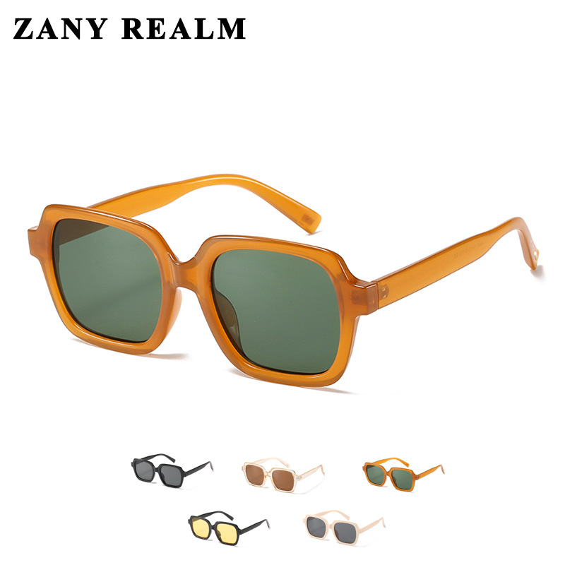 Nuevo Comercio exterior Xiaoxiang estilo coreano gafas de sol cuadradas transfronterizas discoteca europea y americana retro gafas de sol decorativas suministro directo de fábrica