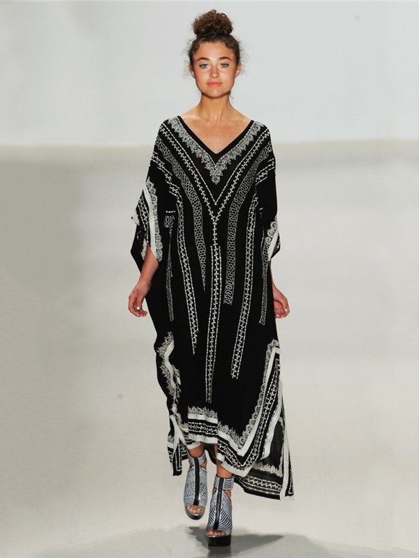 Transfronterizos amazonas explosión playa camisa nacional impresión de viento vestido vacacional bikini camisa solar 5D67