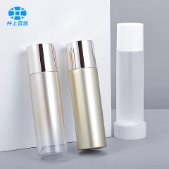 120ml toner bottle with moisturizing rose water essence makeup packaging, PET plastic empty bottle for essence cream