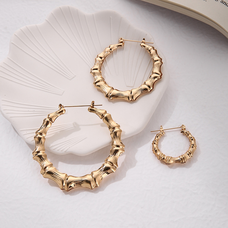 29g Weight No Inlaid Inlay Material Earrings Classification Housewarming, Anniversary, Business, Wedding, Travel, Birthday, Festival Occasion Iron Material Heart Pattern Unisex Gender Fashion Style Fashion Heart Iron No Inlaid Earrings 3