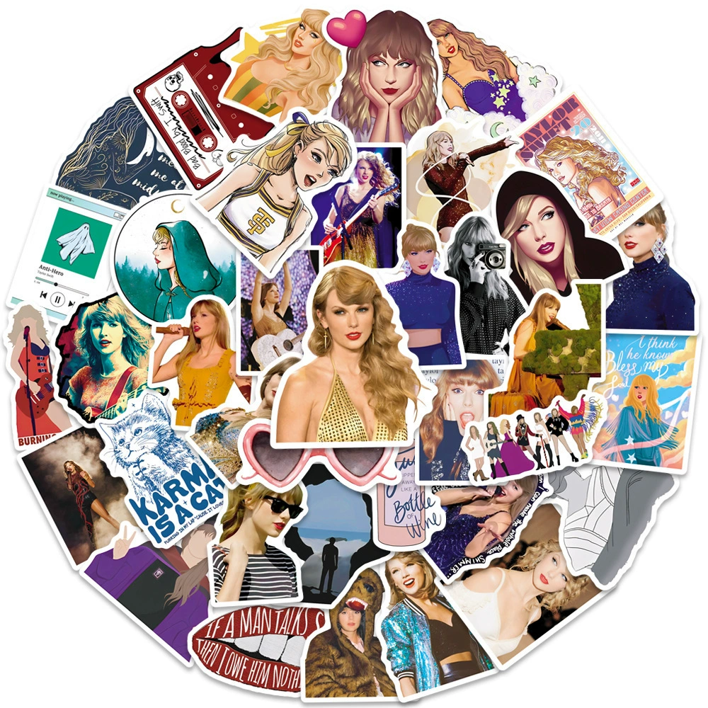 350 Taylor SWIFT Taylorus Veter Бумага Европейский и Американский Звезды звезды нашивка для компьютера и телефона гитара