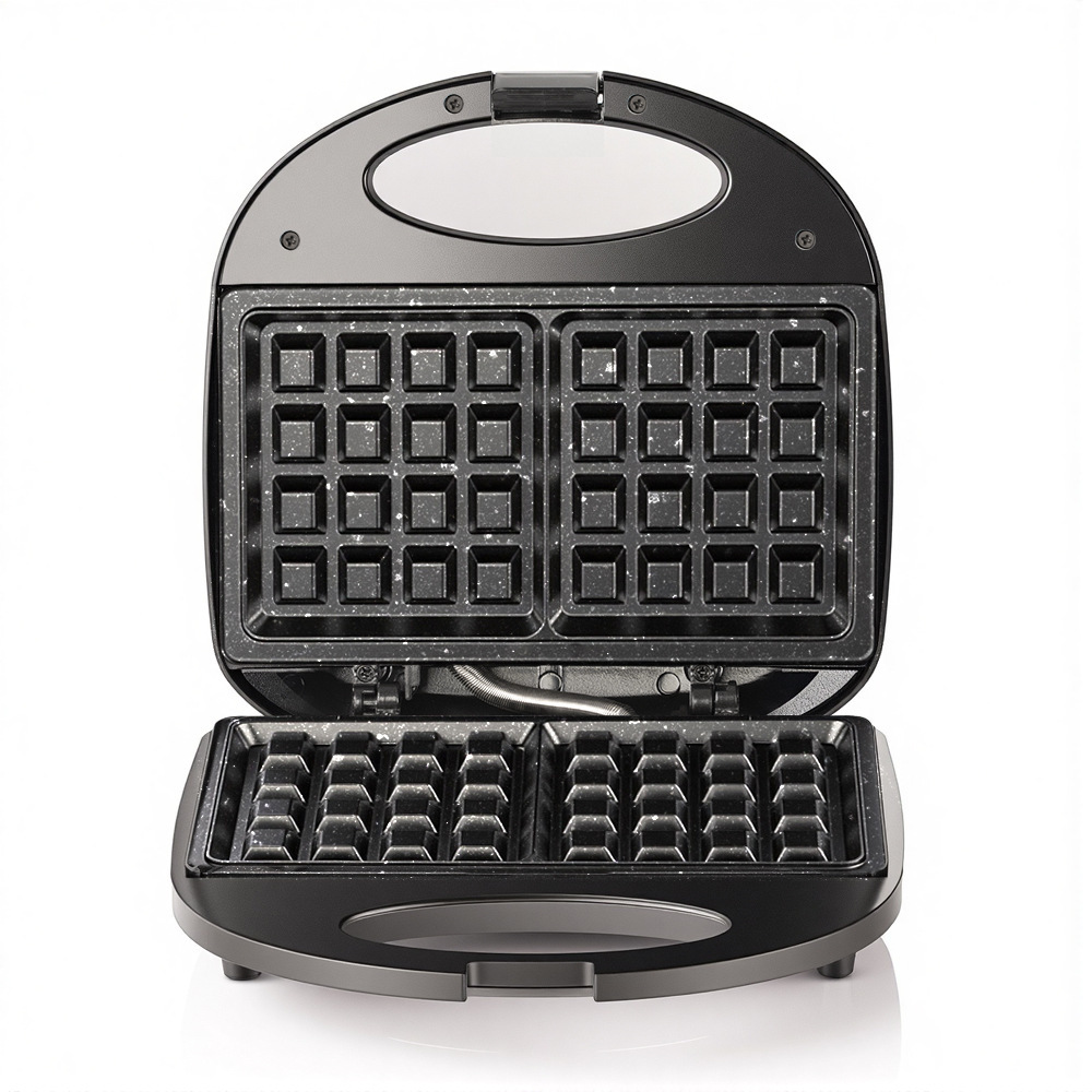RAF europeo, hogar transfronterizo, fácil de limpiar, máquina de desayuno de doble cara, máquina de gofres, máquina de pasteles de calentamiento multifuncional
