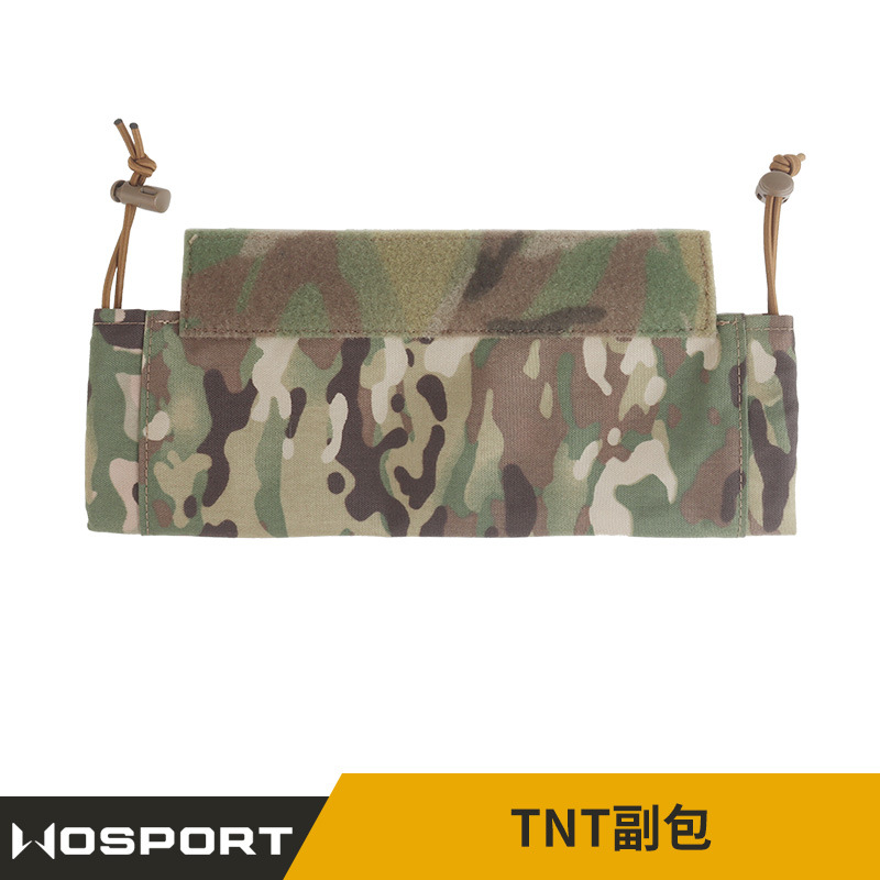 WOSPORT portable multi-functional storage bag, with Velcro fastening or MOLLE system, TNT camouflage sub-bag