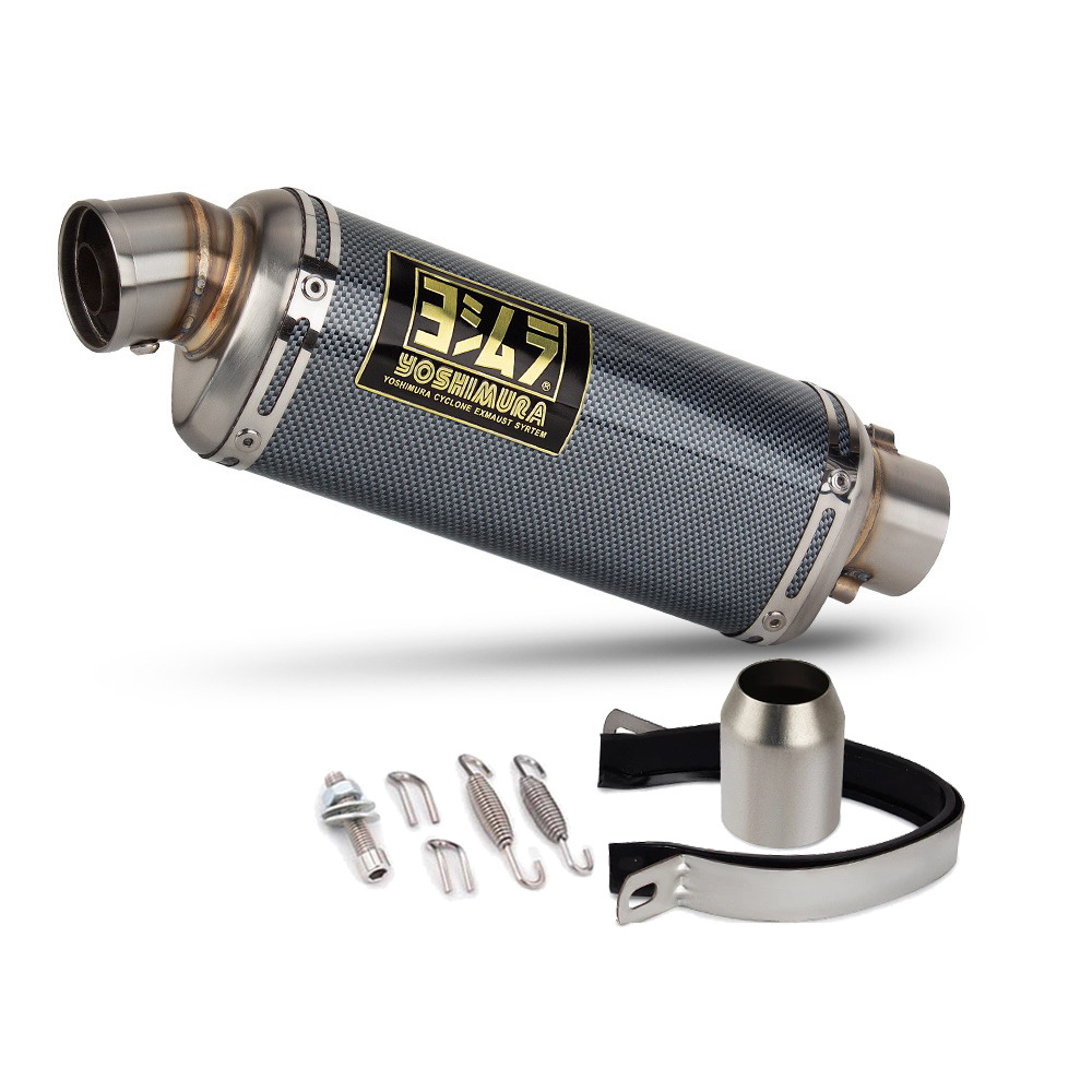 Motorcycle modified Yoshimura exhaust pipe tail throat stainless steel tail section R3/R2/R15/z400/Triumph/Kaiyue
