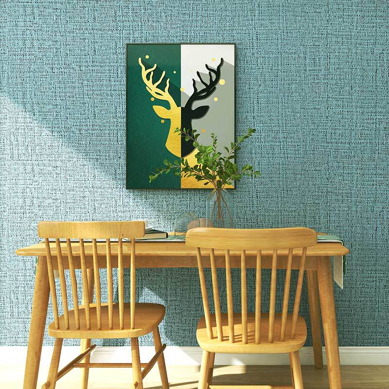 Papel pintado impermeable grueso autoadhesivo papel pintado de lino de color sólido autoadhesivo sala de estar dormitorio Fondo pared papel pintado de lino