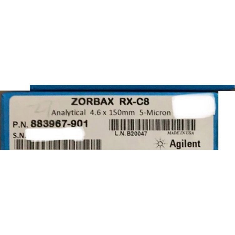 883967-901 安捷伦色谱柱ZORBAX Rx 80Å C8，4.6 x 150 mm 5 µm