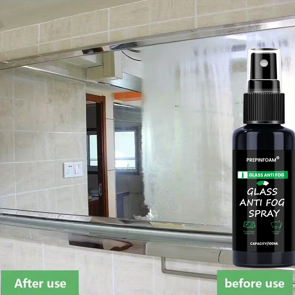 Prepinfoam-P23 Car Glass Anti-Fog Agent, Anti-Fog Spray for Car Windows, Rearview Mirrors, and Front Windshield, Exclusively for Cross-Border Supply