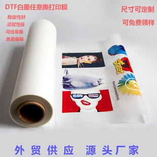 Clothing digital printing white ink hot stamping printing film offset dtf thermal transfer film powder shaking dryer Hot Stamping film