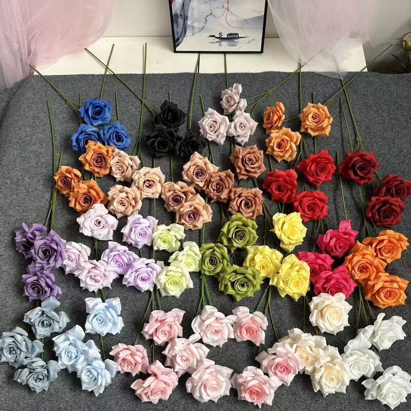 3 Artificial Rose Heads with Curled Edges for Wedding Decoration, Flower Wall, Aisle Arrangement, Silk Flowers, Fake Flowers, Wedding Arrangement, Diamond Roses 3 Artificial Rose Heads with Curled Edges for Wedding Decoration, Flower Wall, Aisle Arrangement, Silk Flowers, Fake Flowers, Wedding Arrangement, Diamond Roses