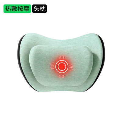 Waist support, Double-Layer Waist Support Seat Back - turquoise-green-double-layer-decompression-7a-antibacterial-upgraded-heated-headrest