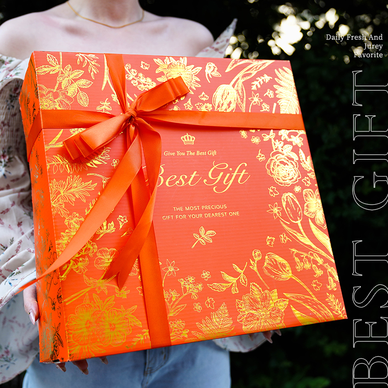 Caja de regalo de frutas universales personalizada naranja manzana caja de regalo de festival cajas vacías