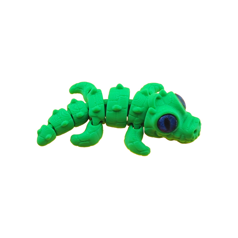 3D Printed Cute Crocodile Keychain Bag Hook for Kids