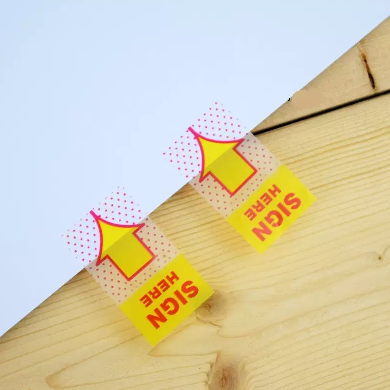 Sign Colorful Sticky Notes Classification Labels Self-Adhesive Labels Handwritten Note Paper Note Stickers Office Index Stickers