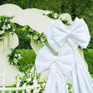 Creative Party Party Red Oversized Bow Decoration Korean Wedding Photo Background Layout Bow