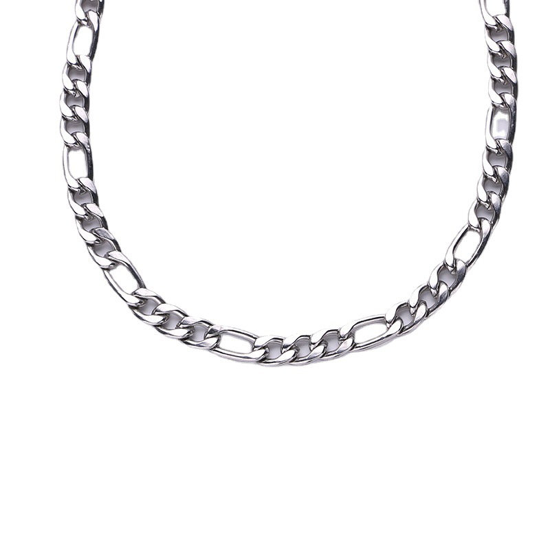 Double Layer Titanium Steel Sweater Chain For Women Elegant Style_voghion.com