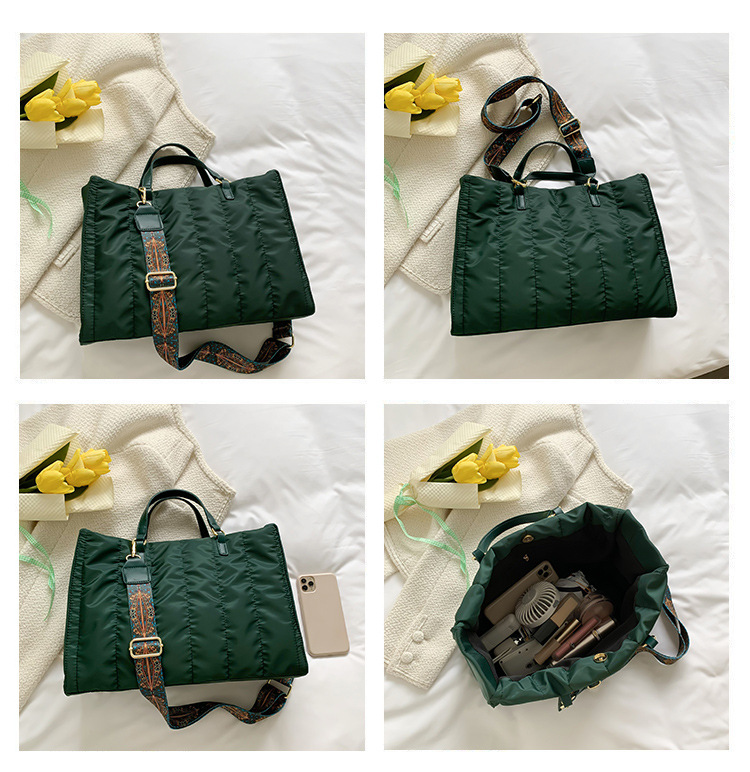 Θήλεις Νυλώνα Στερεό Χρώμα Χρώματος Οδός Χάι Στριτ Στριτ. Τετράγωνο Φερμουάρι Τσάντα Χειρός Τσάντα Διασταύρωσης display picture 1